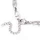 304 Stainless Steel Link Chain Necklaces NJEW-H305-09P-2