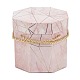 Scatole regalo di carta con motivo a trama di marmo di san valentino CON-C005-02C-03-1