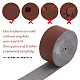 GORGECRAFT Matte Leather Strap 1 Inch Wide 79 Inch Long Saddle Brown Flat Leather Belt Strips for DIY Crafts Clothing Jewelry Wrapping Making Bag Furniture Handles Pet Collars Traction Ropes Belt DIY-WH0030-64B-4