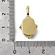 Латунные микро проложить кубического циркония подвески KK-S523-019G-B-3
