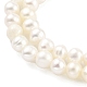 Нити из натурального культивированного пресноводного жемчуга PEAR-C003-08E-4