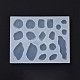 Stampi in silicone a forma di pepita di pietre preziose fai da te X-DIY-C048-01-2