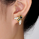 Boucles d'oreilles en argent sterling forme 925 abeille KS3450-2