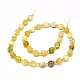 Chapelets de perles en opale jaune naturelle G-O201B-96-2