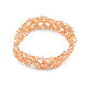 Bracelet extensible en perles de verre bling BJEW-N018-03-01-1