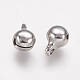 304 Stainless Steel Bell charms STAS-L021-07A-2