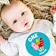 1~12 mois numéros thèmes bébé jalon autocollants DIY-H127-B14-6