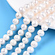 Fili di perle di perle d'acqua dolce coltivate naturali PEAR-S001-8-9mm-3-1