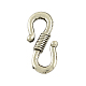 Tibetan Style Alloy S-Hook Clasps TIBE-385-AS-FF-1