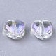 Perles en verre transparentes X-GLAA-N035-02-B01-3