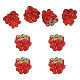 4pcs cuentas de lampwork hechas a mano&nbsp;LAMP-TA0002-24G-2