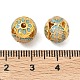 Legierung Emaille-Perlen&nbsp;ENAM-B037-06G-02-3