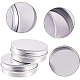 BENECREAT 14 Pcs 60ml Aluminum Tin Jars CON-BC0005-18A-4