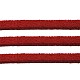 Cordón de ante tono rojo X-LW14187Y-1