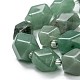Verde naturale perline avventurina fili G-C182-11-4