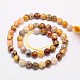 Natural Crazy Agate Beads Strands G-G542-14mm-10-2