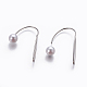 (vente d'usine de fêtes de bijoux) 304 boucles d'oreilles pendantes en acier inoxydable EJEW-L225-011-3