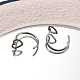 Кольца для носа в форме сердца из нержавеющей стали 304 AJEW-A062-06P-2
