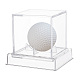 Vitrina cuadrada de acrílico transparente para pelotas de golf AJEW-WH0323-05B-1