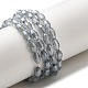 Electroplate Glass Beads Strands EGLA-J013-4X6mm-F33-2