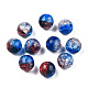 Perles en acrylique transparentes craquelées CACR-N002-15A-3