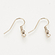 Brass Earring Hooks KK-T029-132LG-NF-2