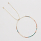 Bracelet en perles de verre tressées CG0646-11-1