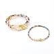 Perlas de vidrio estiran las pulseras X-BJEW-JB06414-1