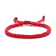 Bracelet cordon tressé en nylon BJEW-JB07595-1