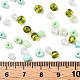 Perles de rocailles en verre de couleurs intérieures opaques et transparentes SEED-F004-4mm-04-6