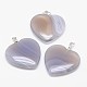 Natural Striped Agate/Banded Agate Pendants G-G518-02-1