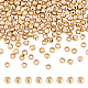 Superfindings 200pcs perles d'espacement en laiton KK-FH0003-16-1