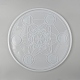 Moldes de silicona para estera de adivinación de tarot redondo diy DIY-P006-33-1