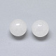 Natürliche weiße Jade Perlen G-T122-25B-10-2
