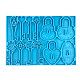 Прямоугольные Молды для брелков SIMO-PW0001-360B-2