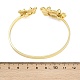 Браслеты-манжеты из латуни с морскими организмами для женщин BJEW-D368-03C-G-5