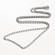 Stainless Steel Ball Chains Necklace NJEW-JN01427-03-2