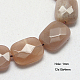Chapelets de perles de sunstone naturelle naturelles G-G234-10x12mm-06-1