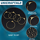 Unicraftale DIY Big Circle Drop Earrings Makinig Kit DIY-UN0004-08-5