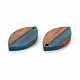 Pendentifs en bois de résine et de noyer X-RESI-S389-074-3