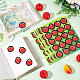 OLYCRAFT 800pcs(40 Sheets) Apples Shape Stickers 1.1 Inch Red Apples Stickers for Teacher Apple Reward Stickers for Awards Classroom Decor Notebooks Guitar Skateboards Decoration DIY-WH0308-202B-5