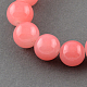 Imitation Jade Glass Beads Strands DGLA-S076-14mm-07-1