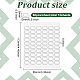 60 шт прозрачные акриловые двухсторонние клейкие наклейки FIND-WH0290-41A-2