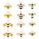 24шт 6 стиля подвески из сплава с эмалью FIND-TA0008-12-2