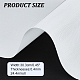 シリコンベーキングマットロール  シリコンマットを適当なサイズにカット  滑り止めペストリーマット  ホワイト  303x0.4mm  24.4 m /ロール AJEW-WH0258-913-2