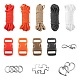 Kits de fabrication de bracelets de corde de corde de parachute de bricolage DIY-LS0003-87-1