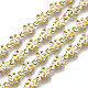 Brass Flower Link Chains CHC-N018-062-4