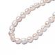 Hebras de perlas keshi de perlas barrocas naturales X-PEAR-S012-68-2