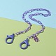 Персонализированные ожерелья-цепочки из абс-пластика NJEW-JN03220-04-4
