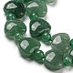 Natürlichen grünen Aventurin Perlen Stränge G-C062-A05-01-4